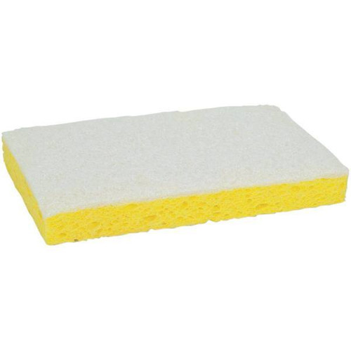 3M Light-Duty Scrub Sponge, 6.1" X 3.6", Case Of 20