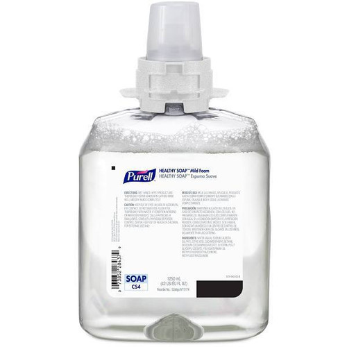 Purell Brand Healthy Soap Mild Foam, 1250 Ml Hand Soap Refill Case Of 4 5174-04
