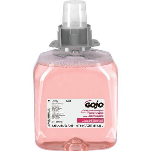 Gojo Fmx-12 1,250 Ml Luxury Foam Handwash, Cranberry Scent Foam Soap Refill Case Of 4