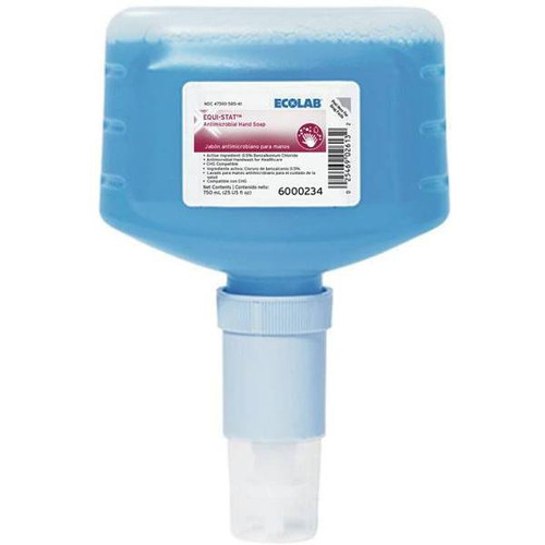 Ecolab 750ml Equi-Stat Antimicrobial Hand Soap Case Of 6