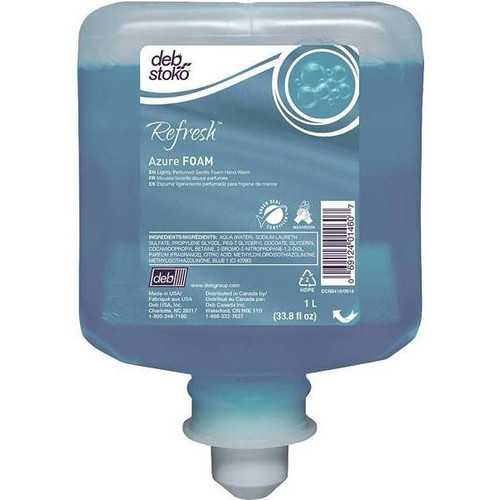 Deb 1 L Refresh Azure Foam Hand Soap Cartridge Case Of 6
