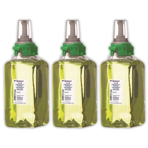 Renown Efm 1250 mL Citrus Ginger Scent Foam Hand And Showerwash Refill, For Renown Efm Dispensers, Case Of 3