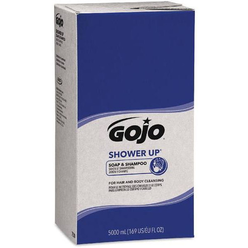 Gojo PRO Tdx Shower Up Soap & Shampoo, Herbal Fragrance, 5000 Ml, Refill For Gojo PRO Push-Style Dispenser, Case Of 2