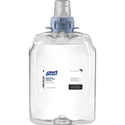 Purell Healthy Foam Soap Fragrance-Free 2000ml Refill For Fmx-20 Dispenser, Case Of 2