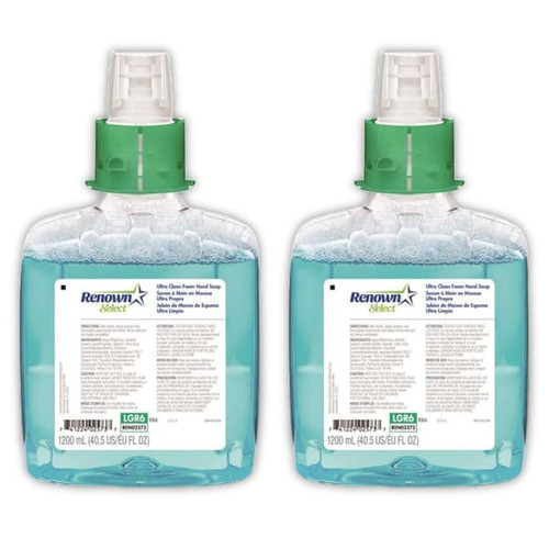 Renown Rb6 1200 mL Ultra Clean Fresh Scent Foam Hand Soap Refill, For Renown Rb6 Dispensers, Case Of 2