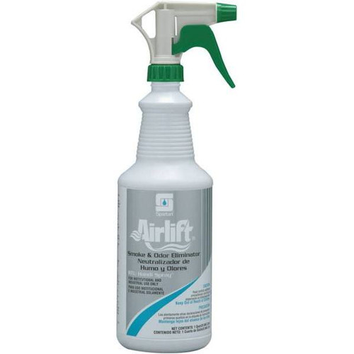Spartan Airlift Smoke And Odor Eliminator Air Neutralizer, 1 Qt, Case Of 12