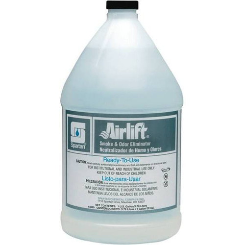 Spartan Airlift Smoke & Odor Eliminator Neutralizer Floral Scent 1 Gal Case Of 4