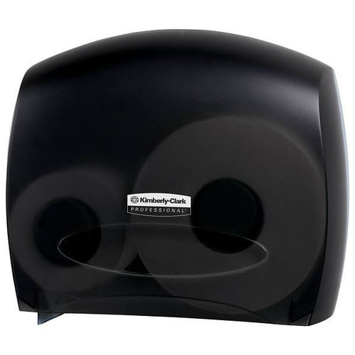 Kimberly-Clark Professional 09507 Jumbo Roll Toilet Paper Dispenser With Stub Roll, Black