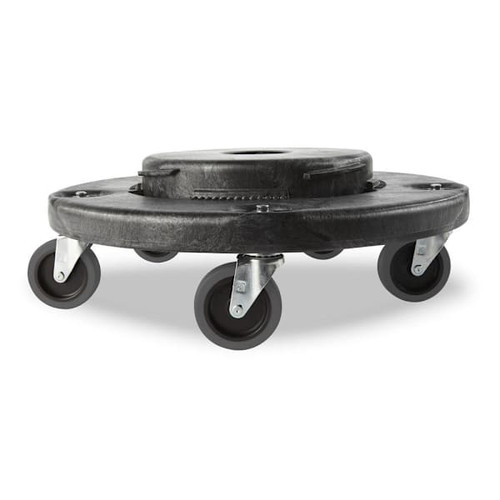 Rubbermaid Commercial BRUTE Quiet Trash Can Dolly, 20, 32, 44, 55 Gallon Compatible