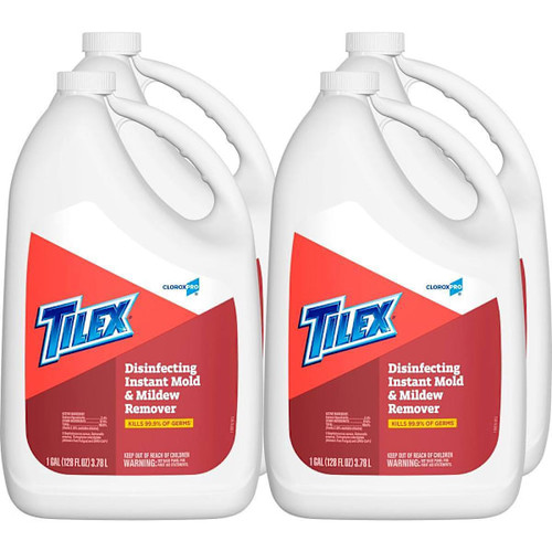 Tilex Disinfecting Instant Mold And Mildew Remover Re-Fill, Cloroxpro, 128 Fl Oz, Case Of 4