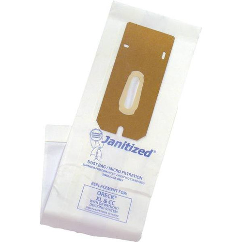 Janitized Vacuum Bag For Oreck Xl & Cc Ak1cc6a, Ccpk8dw, Pk20008dw, Package Of 8