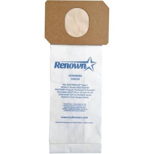 Renown Electrolux U/ProTeam Proforce Vacuum Bag Package Of 10