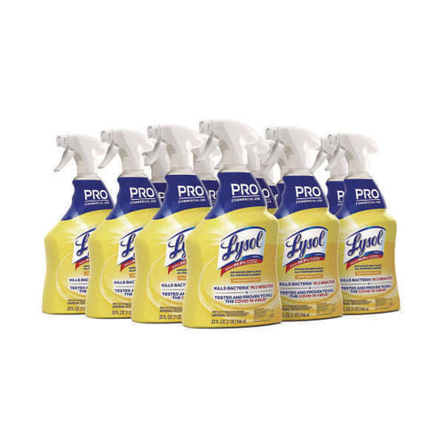 Advanced Deep Clean All Purpose Cleaner, Lemon Breeze, 32 Oz Trigger Spray Bottle, 12/Carton