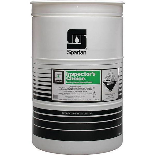 Spartan Inspector'S Choice Food Production Sanitation Cleaner, 55 Gal