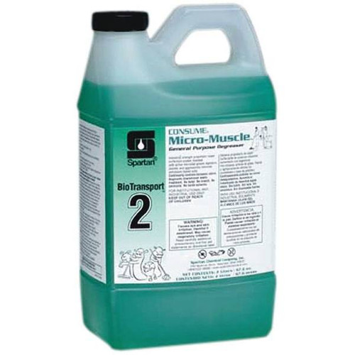Spartan Biotransport 2 Consume Micro-Muscle, Industrial Degreaser, 2 L, Case Of 4