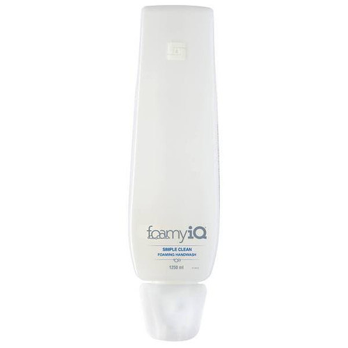 Spartan foamyiQ Simple Clean, Foaming Hand Wash, Mild Scent, 1250 Ml, Case Of 4