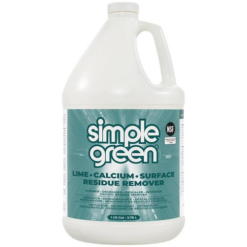 Simple Green Lime Calcium Surface Residue Remover, 1 Gallon, Case Of 6