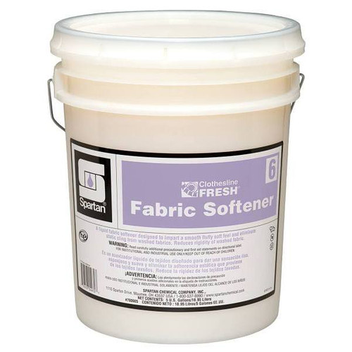 Spartan Clothesline Fresh, Fabric Softener 6, 5 Gal
