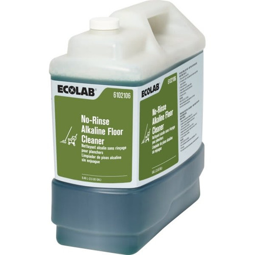 Ecolab No Rinse Alkaline Floor Cleaner 2.5 Gallon