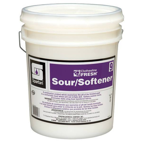 Spartan Clothesline Fresh, Sour/Softener 9, 5 Gal