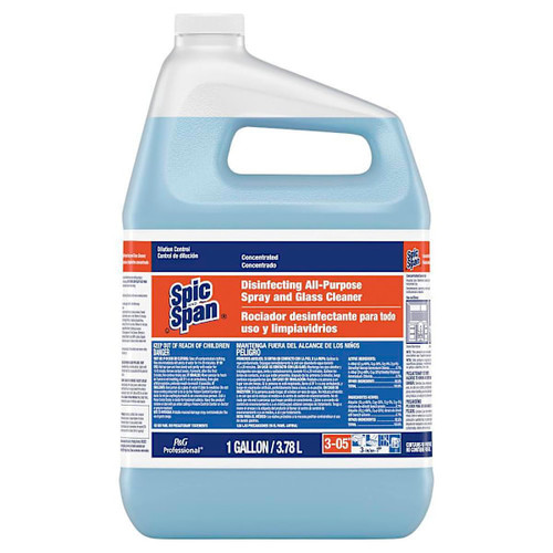 Spic And Span Disinfecting All-Purpose Spray/Glass Cleaner Concentrate, Closed Loop, 1 Gallon