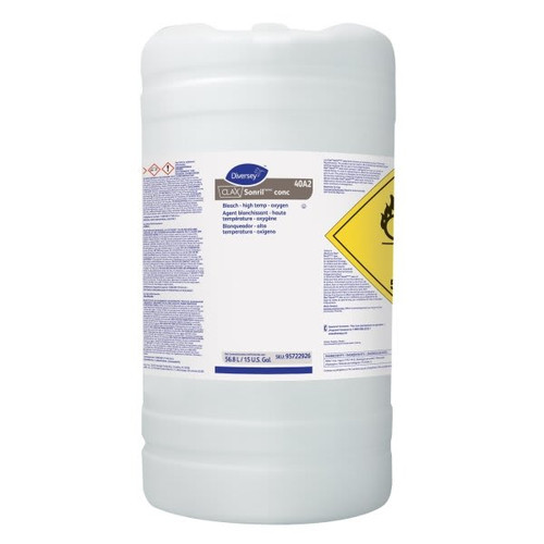 Diversey Clax Sonril 15 Gallon Drum Color-Safe Fabric Stain Remover