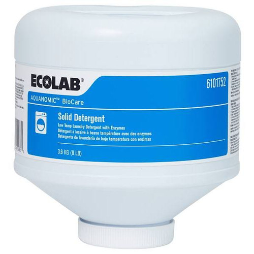 Ecolab 8 Lb. Aquanomic Biocare Solid Detergent (4-Case)