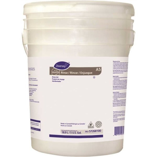 Suma Rinse A5 5 Gallon Surfactant Dish Machine Rinse Aid