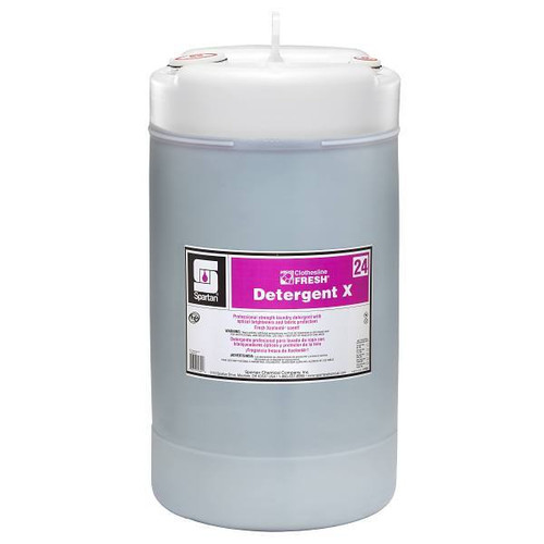 Spartan Clothesline Fresh, Laundry Detergent X 25, 15 Gal