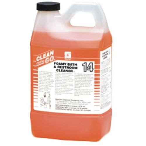 Spartan Foamy Bath & Restroom Cleaner 14, Fresh Scent, 2l, Case Of 4
