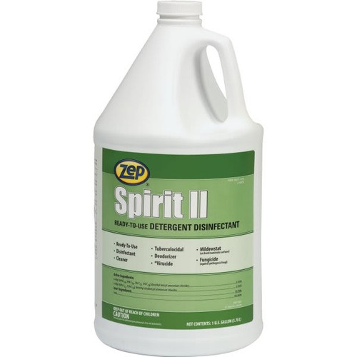 Zep Spirit Ii 1 Gallon Detergent Disinfectant Cleaner (4-Case)