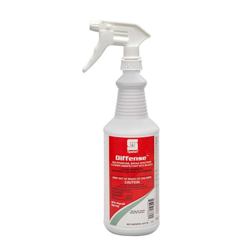 Spartan Diffense 1 Quart Clean Floral Scent One Step Cleaner/Disinfectant