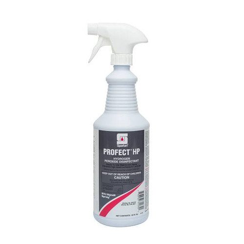Spartan Profect Hp Disinfectant Cleaner, 1 Quart, Case Of 12
