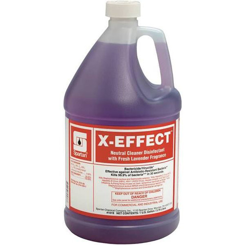 X-Effect 1 Gal. Fresh Lavender One Step Cleaner/Disinfectant Case Of 4