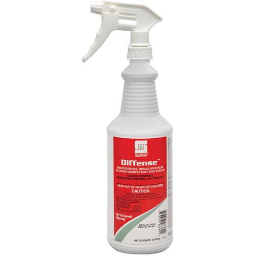Spartan 1 Qt. Diffense Clean Floral Scent Cleaner/Disinfectant (12-Case)