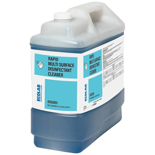 Ecolab Rapid Multi Surface Disinfectant Cleaner 2.5 Gal.