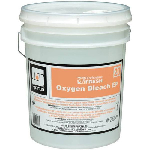 Spartan Clothesline Fresh, Oxygen Bleach Ep 20, 5 Gal