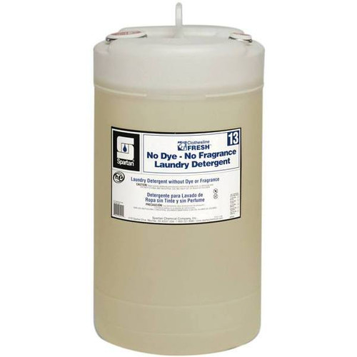 Spartan Clotheslinefresh, Laundry Detergent 13, No Dye-No Fragrance, 15 Gal