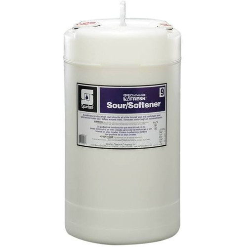 Spartan Clothesline Fresh, Sour/Softener 9, 15 Gal