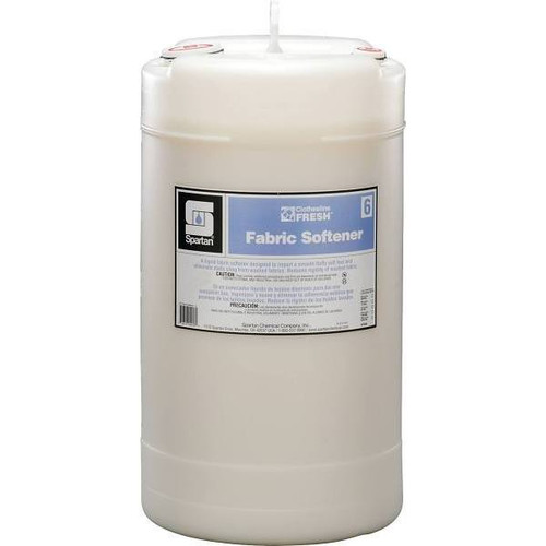 Spartan Clothesline Fresh, Fabric Softener 6, 15 Gal