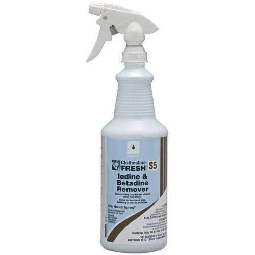 Spartan Clothesline Fresh, Iodine And Betadine Remover S5, 1 Qt