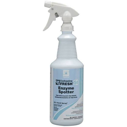 Spartan Clothesline Fresh, S4 Enzyme Spotter, 1 Qt, Case Of 12