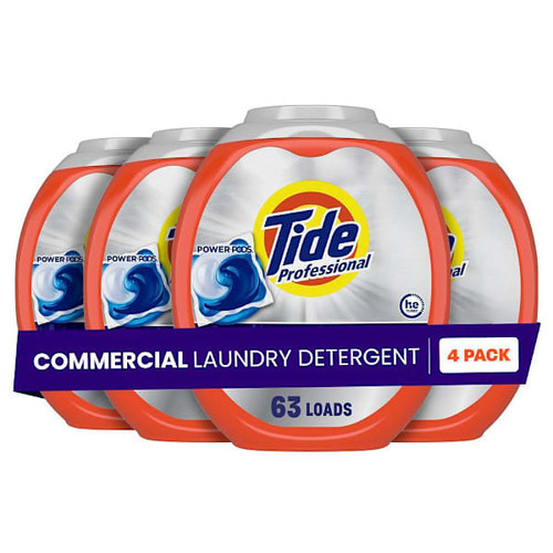 Tide Professional Laundry Detergent Pods, Case Of 4