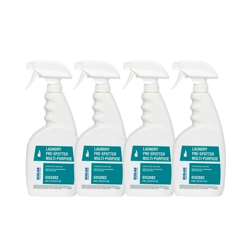 Ecolab Laundry Pre-Spotter Multi-Purpose 22 Fl Oz., Case Of 4