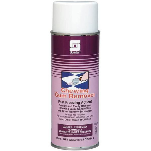 Spartan Chewing Gum Remover, 6.5 Oz, Aerosol Can, Case Of 12
