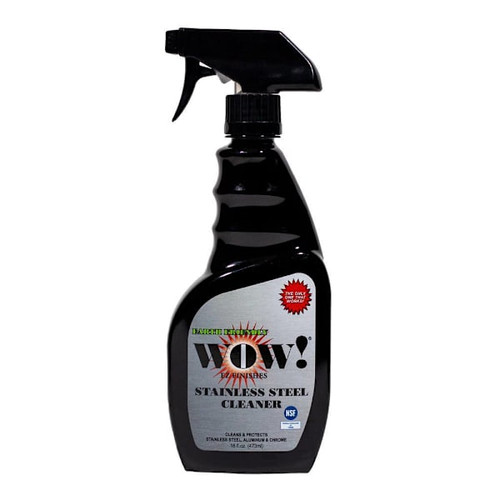 Wow! Stainless Steel Cleaner 16 Ozspray Case Of 6