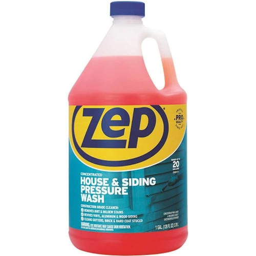 Zep 1 Gal. House And Siding Pressure Wash Concentrate Cleaner Case Of 4