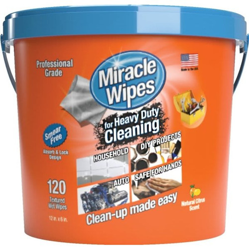 Miracle Brands Miraclewipes For Heavy Duty Package Of 120