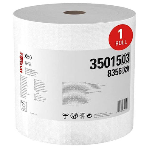 WypAll Generalclean X50 Jumbo Roll Cleaning Cloths, 1100 Sheets-Roll