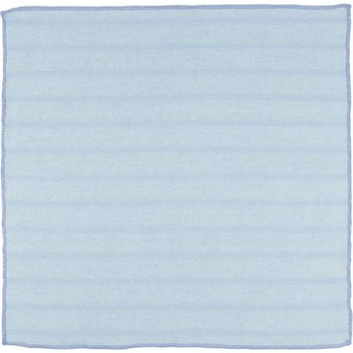 Renown 16 In. X 16 In. Scrubbing Microfiber Cloth In Blue Gsm 350 - 12 Pack